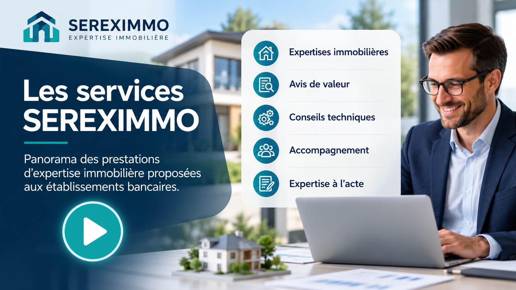 Couverture du guide : Les services SEREXIMMO